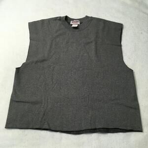 vtg Spalding Activewear sweatshirt XXL Short Sleeve workout gym boxing Rare gray